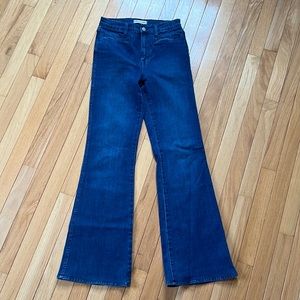 Madewell Flea Market Flare in Blue